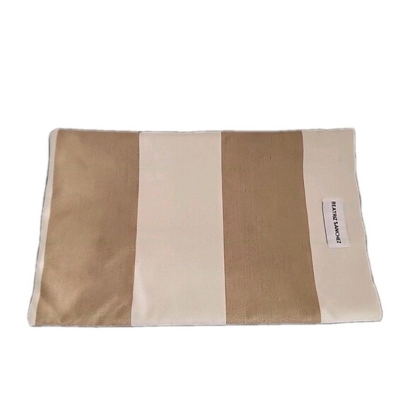 Beatriz Sanchez Handmade Certified Embellished Clutch bag Blue Stones Beads OOAK - Picture 4 of 14